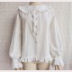 Fleece lining Ruffle Collar Lolita Style Blouse (YA05)